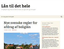 Tablet Screenshot of laantildethele.dk